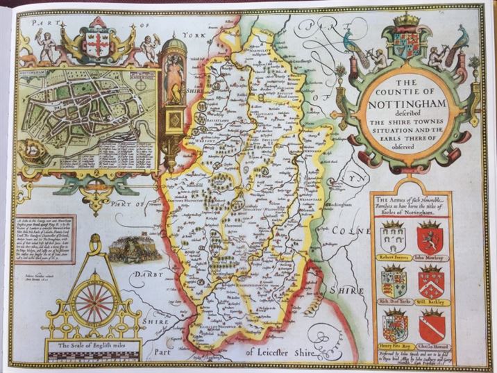 Britain's Tudor Maps - Nottinghamshire 1603-1611 (Batsford 1988)