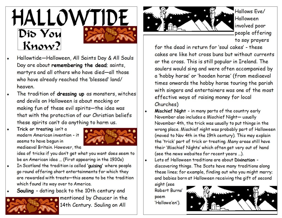 Hallowtide - newsletter & youth group 2 2008