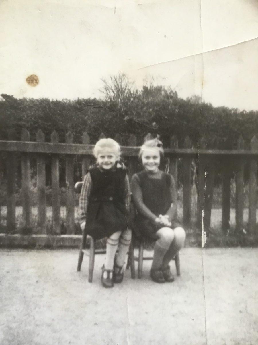 Jean Speed (on the left) and Marion Walker c.1946/7 (M.Goodman)