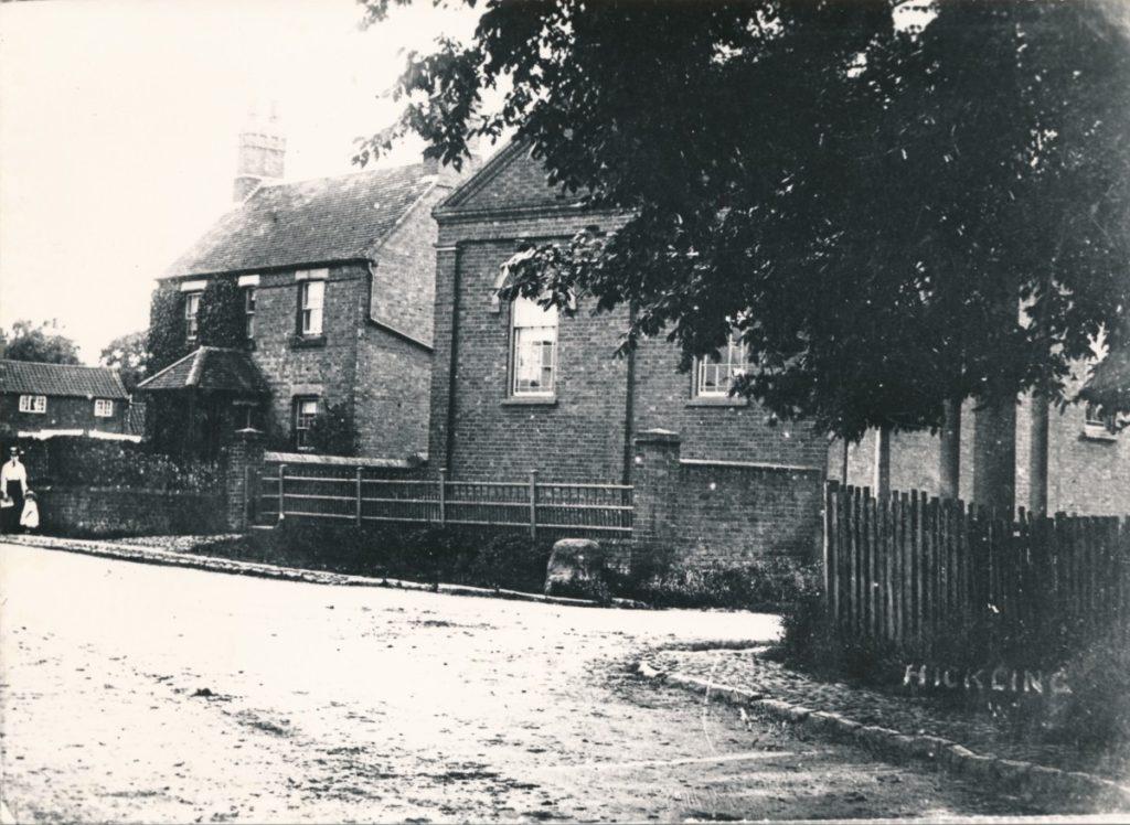 Elm Trees on the corner of Bridegate Lane in 1908