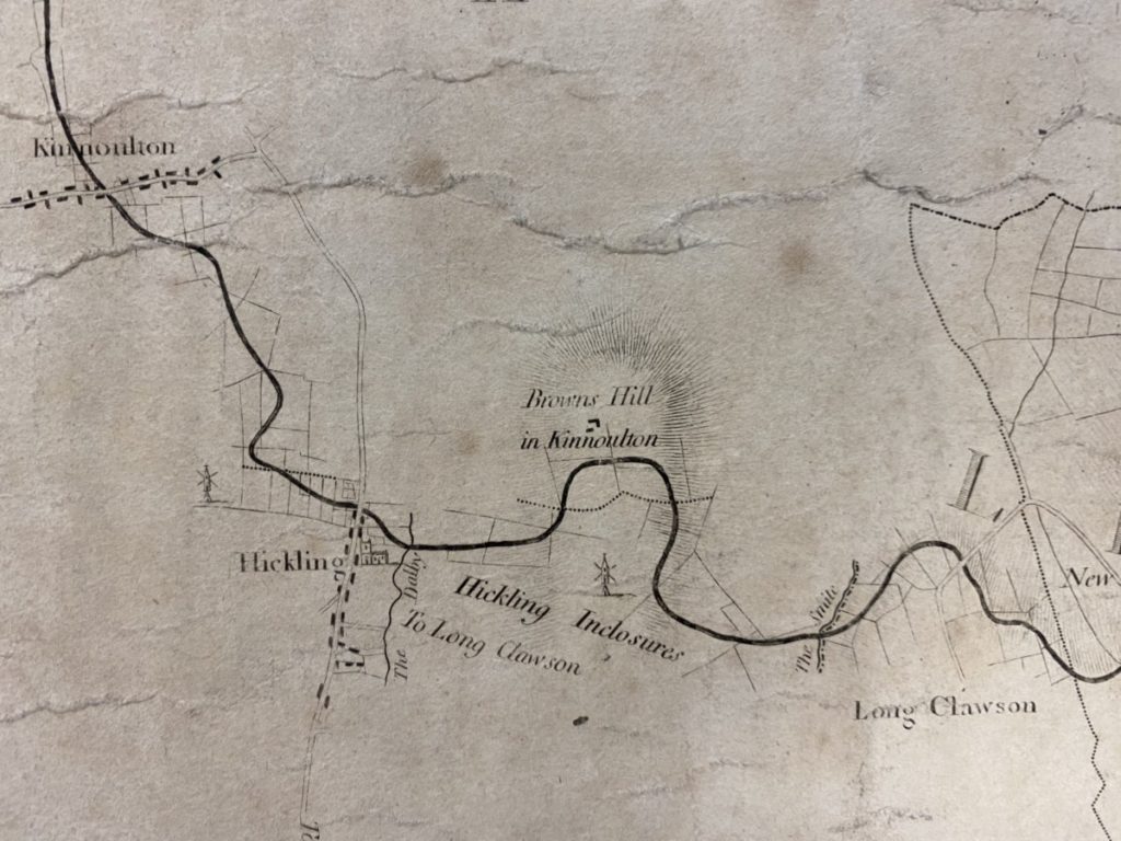 Canal Plan 1792 - copyright Notts Archives