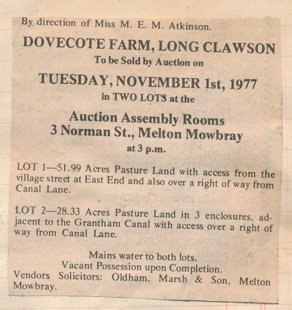 Wnews8 1973to04051979 (237 Long Clawson land sale)