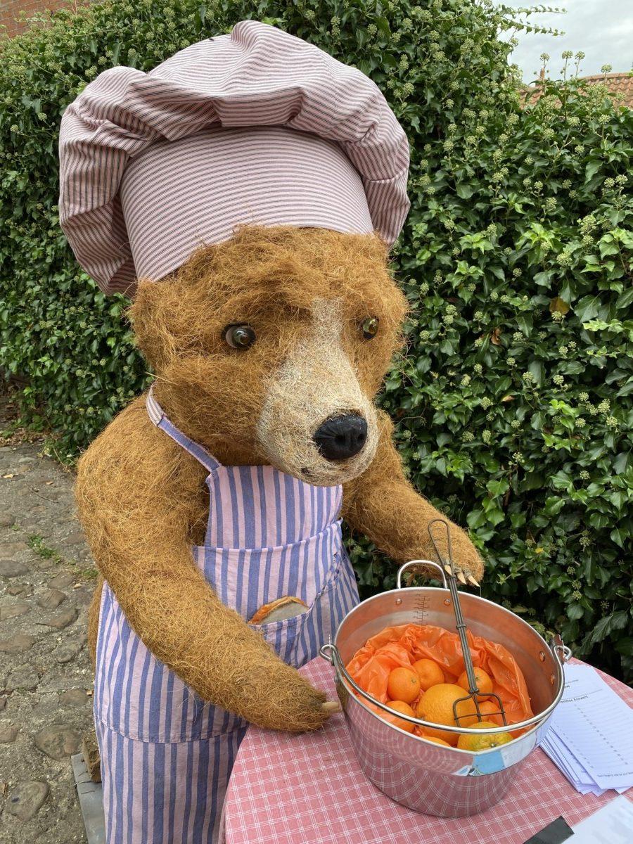 Paddington's second appearance in 2021 - making marmalade.