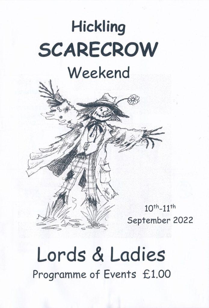 Scarecrows 2022: programme front cover