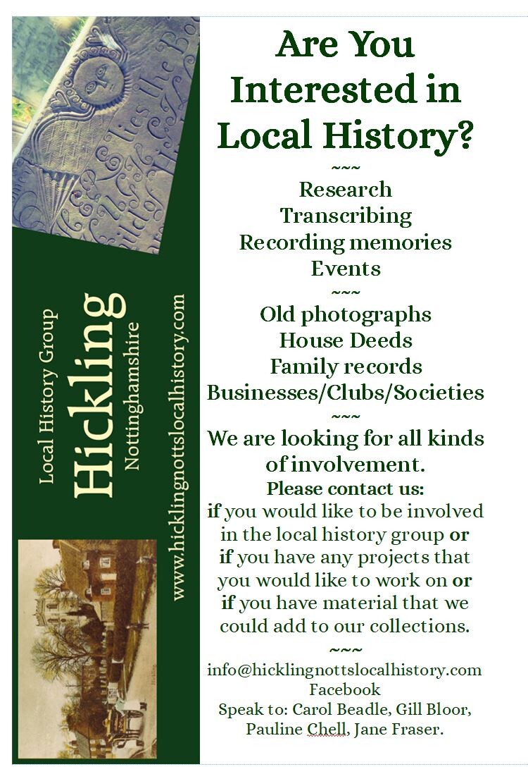 Hickling local History Group - can you help?