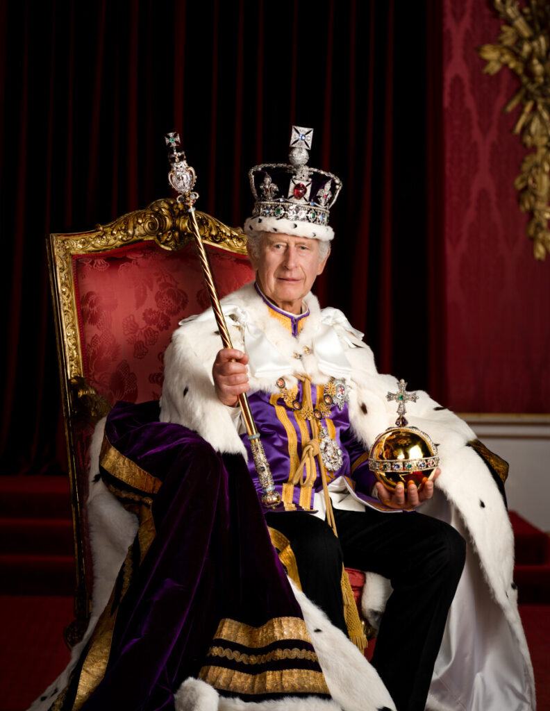 royal.uk - His Majesty King Charles - Throne Room